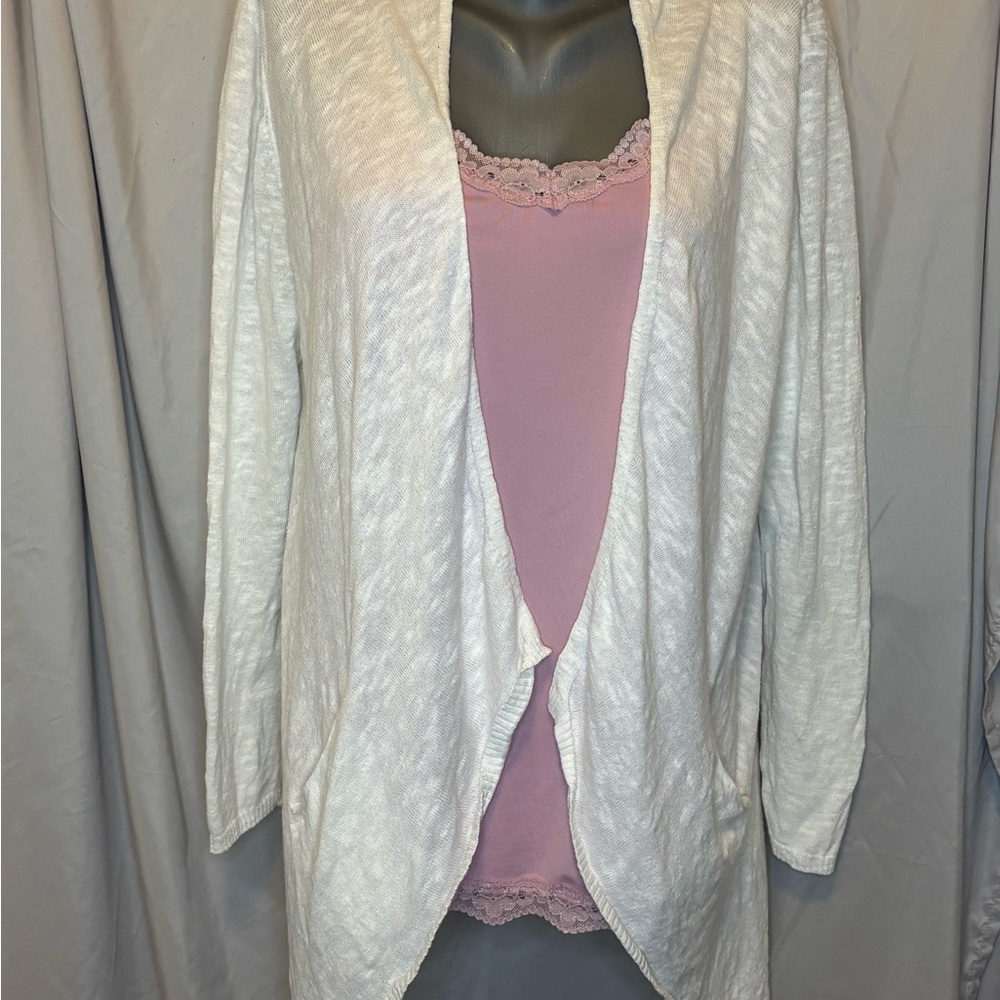 Eileen Fisher White Cardigan